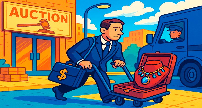 Jewellery Financing and Loans for Transporting Auction Lots Across Borders with Security and Insurance